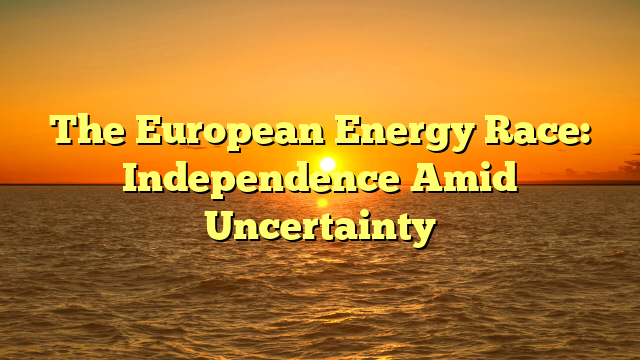 The European Energy Race: Independence Amid Uncertainty